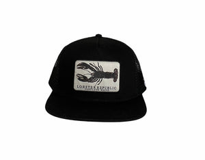 Maine Lobster Trucker Hat - Black