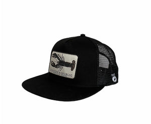 Maine Lobster Trucker Hat - Black