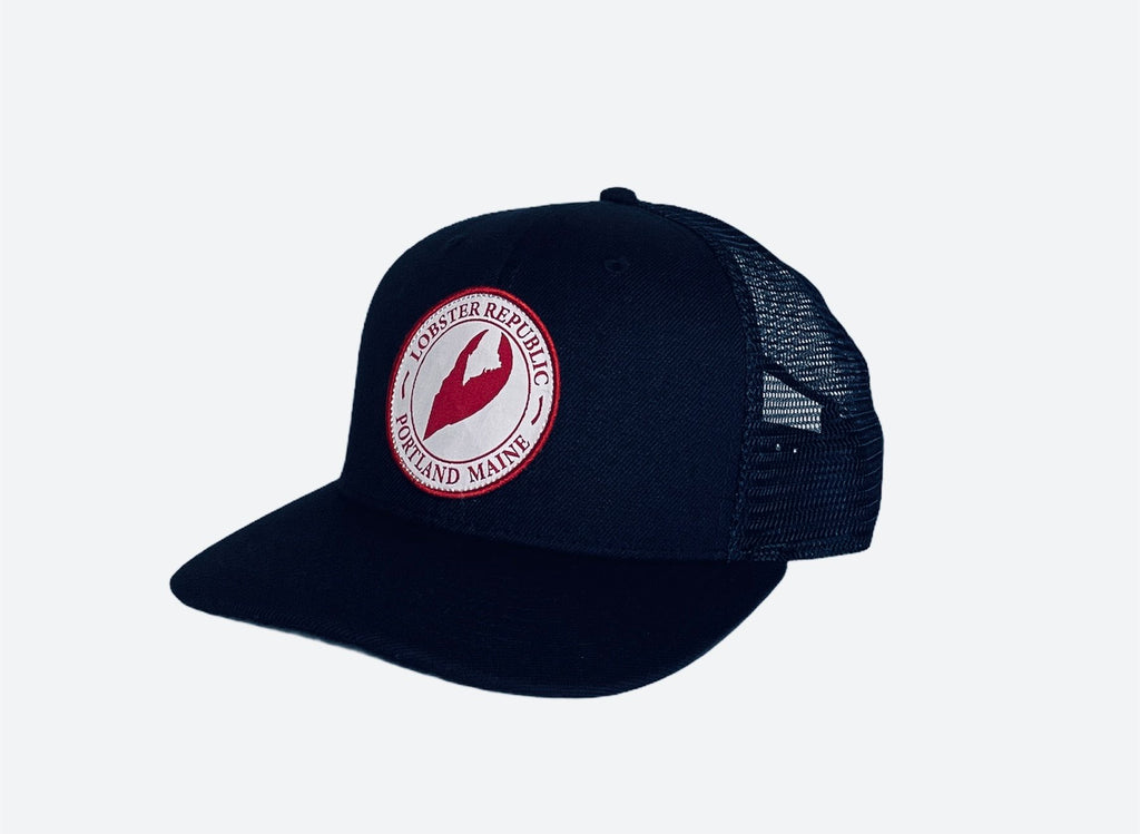 Lobster Republic Navy / Red 6 Panel